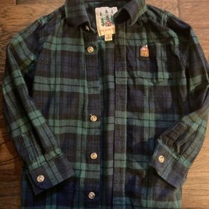 KJP Under the Mistletoe Cozy Cabin Flannel Boys 6